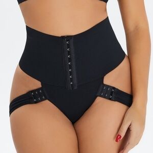 Set of 2 shaping tummy training butt lifting thong shapers